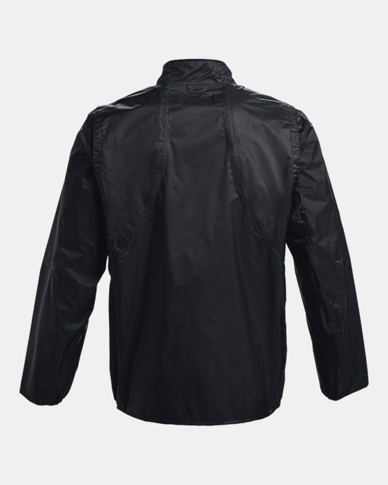 Men's UA Stormproof Repel Golf Rain Jacket, Black, pdpMainDesktop image number 6
